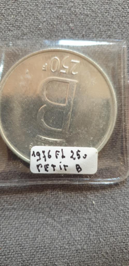 250 francs - Baudouin Ier - NL 1976 petit B, Postzegels en Munten, Munten | België, Zilver, Zilver, Ophalen of Verzenden