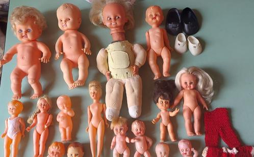 16 popjes allerhande, Verzamelen, Poppen, Gebruikt, Pop, Ophalen