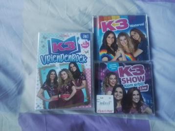 2 cd’s + dvd K3 studio 100 beschikbaar voor biedingen