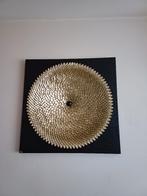 Golden spoons,modern werk op 3D canvasdoek, Huis en Inrichting, Ophalen, Oorspronkelijke maker, Nieuw, Schilderij