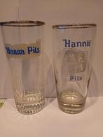 2 x Glas "Hanna pils", Verzamelen, Ophalen of Verzenden, Zo goed als nieuw, Glas of Glazen, Overige merken