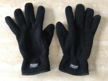 Zwarte wollen handschoenen - thinsulate - maat L (zn3559)