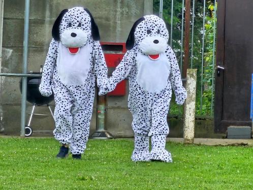 hond mascotte pak / kostuum te koop (Dalmatiër), Kleding | Heren, Carnavalskleding en Feestkleding, Zo goed als nieuw, Kleding