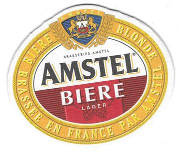 bierviltje 1st. Amstel bier lager, Verzamelen, Verzenden, Amstel