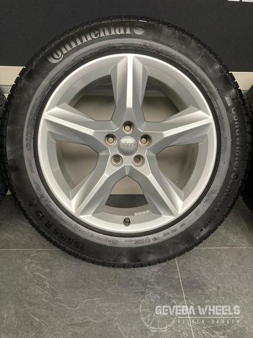 19” originele Audi Q7 4M velgen + winterbanden 5x112 4M0 601, Auto-onderdelen, Banden en Velgen, Banden en Velgen, Winterbanden