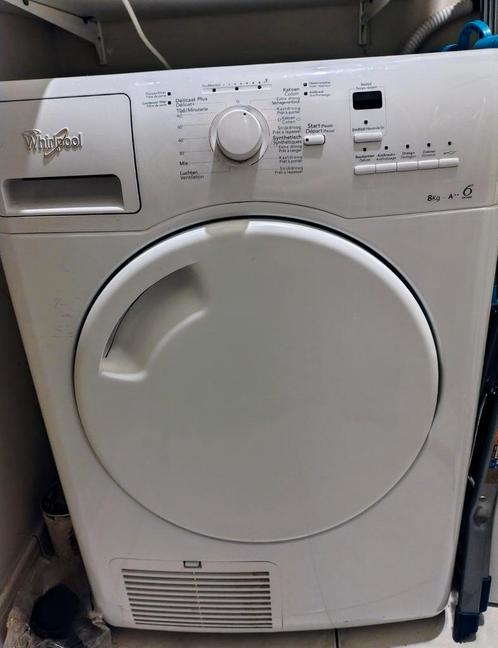 Whirlpool droger van 8 kg — A++, Elektronische apparatuur, Droogkasten, Gebruikt, Condens, Ophalen