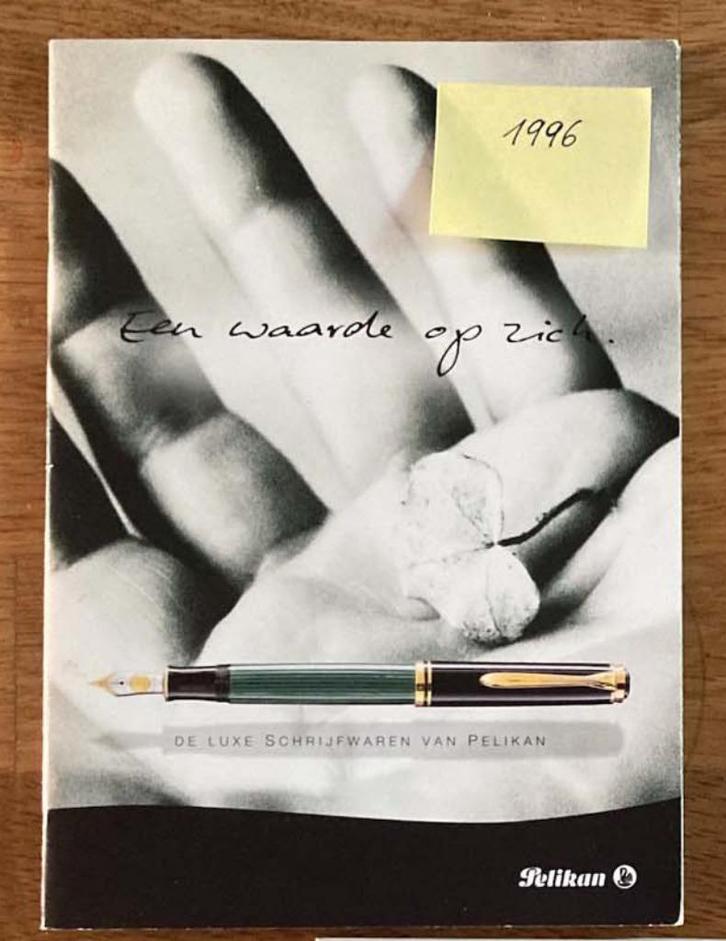 Pelikan katalogus - 1996, Verzamelen, Pennenverzamelingen, Gebruikt, Ophalen of Verzenden