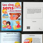 LIVRE - LES 5 SENS... DESSUS DESSOUS, Comme neuf, Non-fiction, Garçon ou Fille, Enlèvement ou Envoi