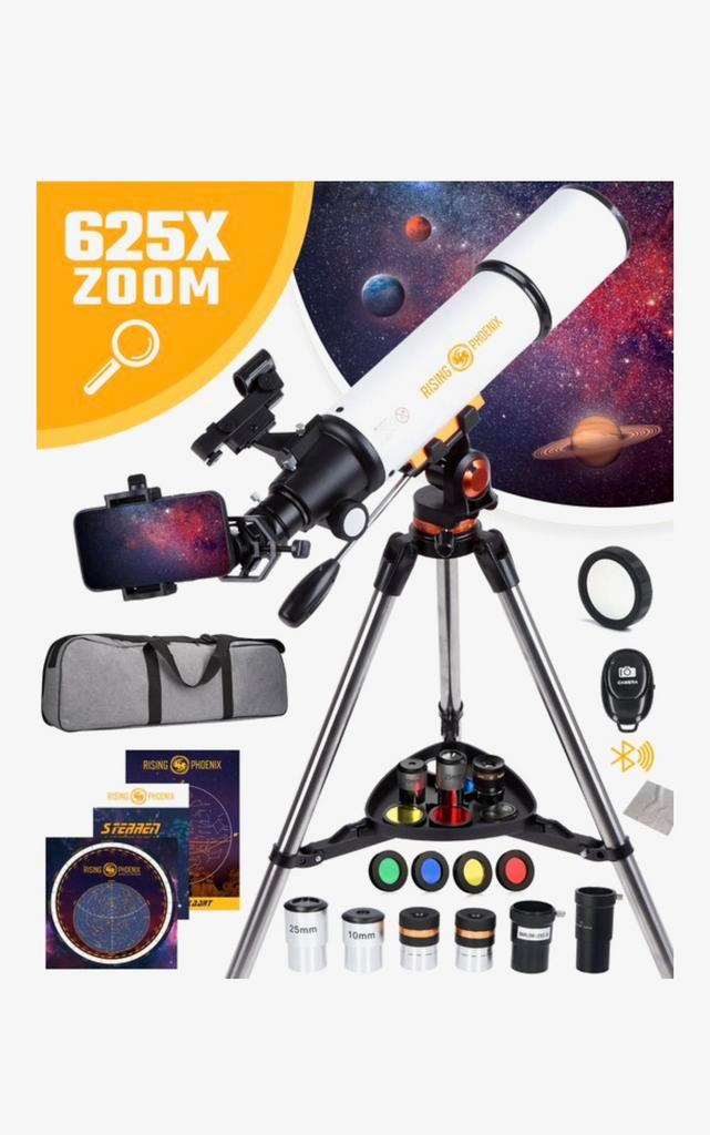 Rising Phoenix Telescoop 625x – Compleet, Zo Goed Als Nieuw, Audio, Tv en Foto, Optische apparatuur | Telescopen, Zo goed als nieuw