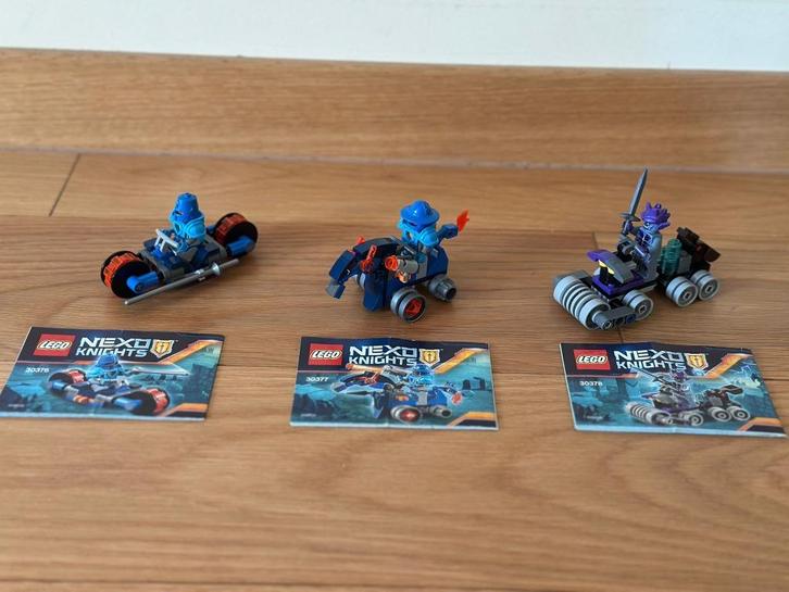 Lego Nexo Knights 30376-30377-30378, Kinderen en Baby's, Speelgoed | Duplo en Lego, Zo goed als nieuw, Lego, Complete set, Ophalen of Verzenden