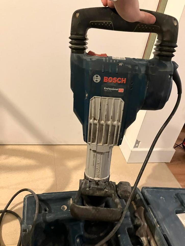 Bosch GSH 11 VC breekhamer - prima staat + 4 bijtels, Doe-het-zelf en Bouw, Gereedschap | Boormachines, Gebruikt, Boor- en/of Breekhamer
