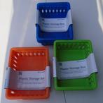 PLASTIC KORFJES 3 KLEUREN SET 3 STUKS NIEUW, Huis en Inrichting, Kasten | Ladekasten, Minder dan 50 cm, Verzenden, Nieuw, Minder dan 25 cm