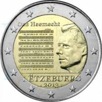 2 euro Luxemburg 2013 (volkslied) disponible aux enchères