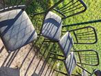 Stoelen te koop, Gebruikt, Zwart, Ophalen of Verzenden, Metaal