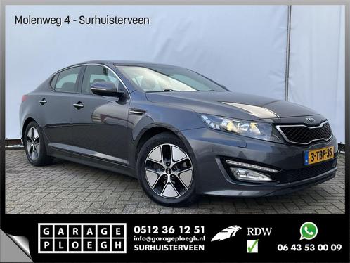 Kia Optima 2.0 CVVT 150pk Hybrid Super Pack Automaat Koeling, Auto's, Kia, Bedrijf, Optima, ABS, Adaptieve lichten, Airbags, Alarm