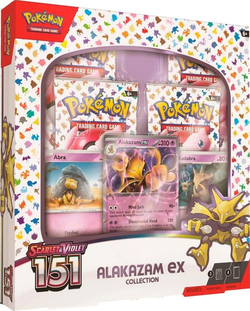 Pokémon - Coffret151 - Collection Alakazam Ex à 49.99€, Hobby en Vrije tijd, Verzamelkaartspellen | Pokémon, Nieuw, Boosterbox