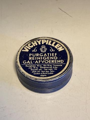 Vintage blik Vichy pillen  beschikbaar voor biedingen