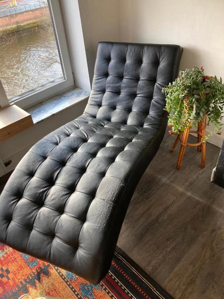 Ligzetel / fauteuil, Huis en Inrichting, Fauteuils, Gebruikt, Kunststof, 50 tot 75 cm, 150 cm of meer, Ophalen