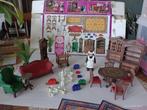 5320 Playmobil vintage meubels woonkamer serie roze huis, Ophalen of Verzenden, Gebruikt, Complete set