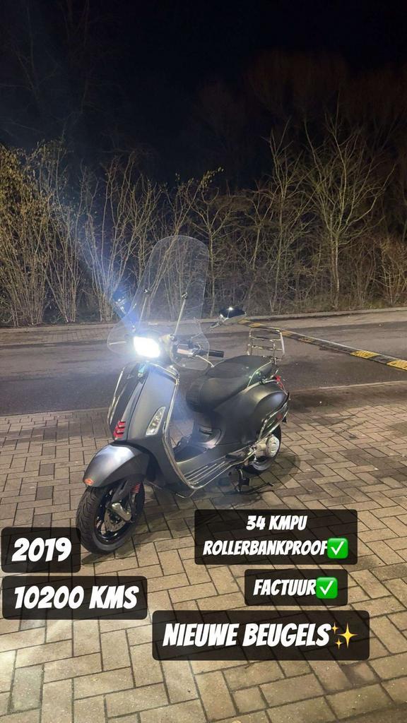 Vespa Sprint – Perfecte staat!, Fietsen en Brommers, Scooters | Vespa, Zo goed als nieuw, Overige modellen, Klasse A (25 km/u)
