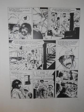 Reproducties stripplaten / reproductions planche BD W. Vance beschikbaar voor biedingen