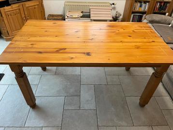 Table solide en teck 160x90cm, Maison & Meubles, Tables | Tables à manger, Teck, 150 à 200 cm, Enlèvement, Utilisé