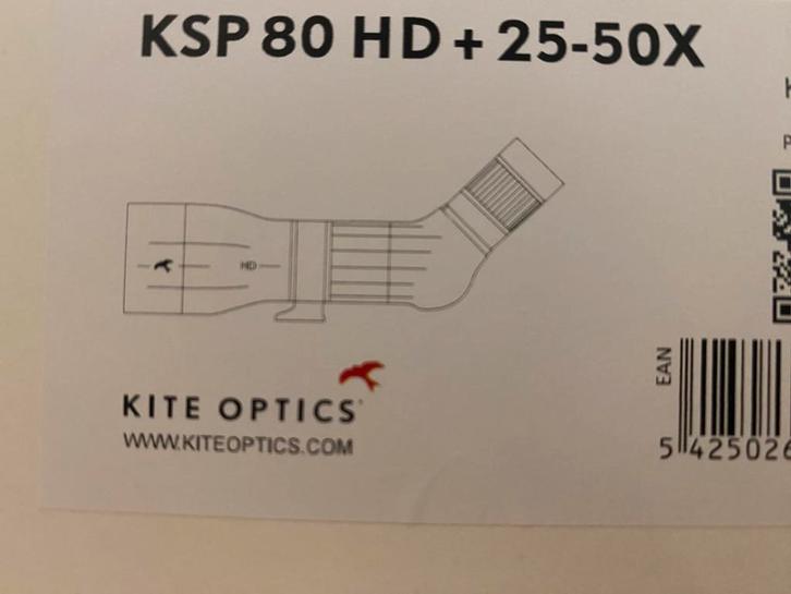 Natuurspotter - Kite Optics KPS 80HD (nieuw), Audio, Tv en Foto, Optische apparatuur | Telescopen, 80 tot 200 mm, Ophalen