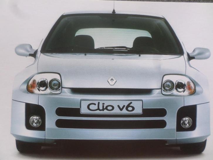 Renault Clio V6 Brochure, Boeken, Auto's | Folders en Tijdschriften, Renault, Ophalen of Verzenden