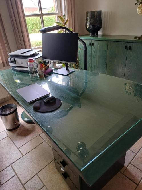 bureaukasten en bureau, Huis en Inrichting, Bureaus, Gebruikt, Bureau, Ophalen