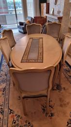 Tafel met 6 stoelen in zeer goede staat, Maison & Meubles, Salles à manger complètes, Comme neuf, Enlèvement