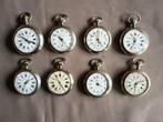 8 x montre de poche Roskopf antimagnétique etc..., Enlèvement ou Envoi, Montre de poche