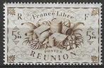 Reunion 1943 - Yvert 233 - France Libre 5 c. (PF), Postzegels en Munten, Postzegels | Afrika, Overige landen, Verzenden, Postfris