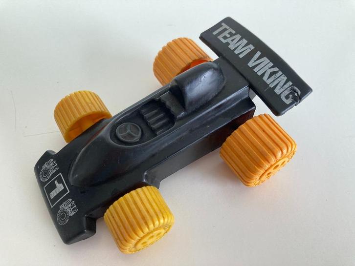 Viking Plast F1 zwarte team raceauto Zweden 1970, Antiek en Kunst, Antiek | Speelgoed, Ophalen of Verzenden