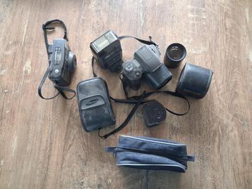 Lot fototoestellen Olympus Pentax beschikbaar voor biedingen