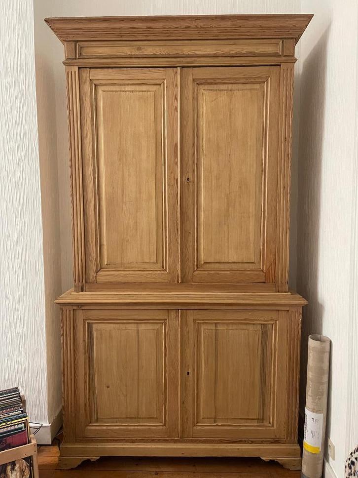 Licht houten dressoir, Huis en Inrichting, Kasten | Buffetkasten, Gebruikt, 200 cm of meer, 100 tot 150 cm, 75 cm of meer, Met deur(en)