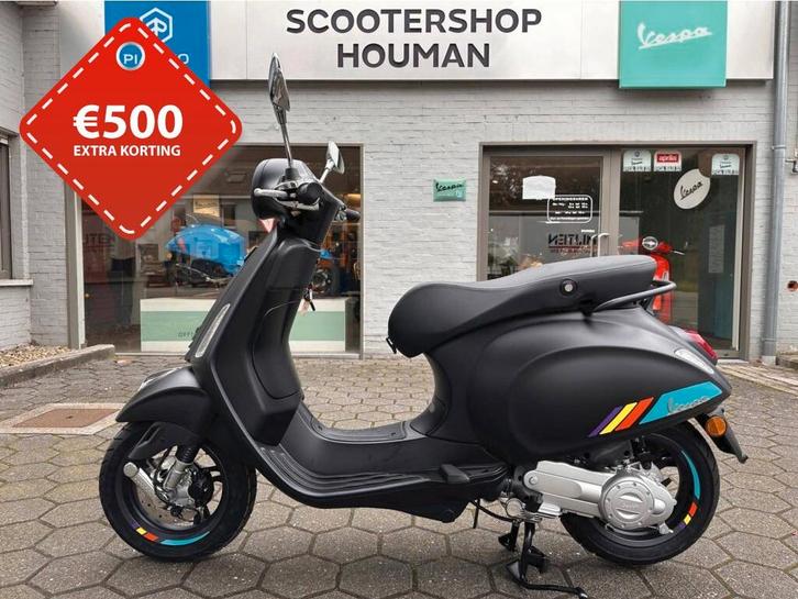 Vespa Primavera S 50cc 45Km/h NERO CONVINTO MATT, Vélos & Vélomoteurs, Scooters | Vespa, Neuf, Vespa S, Essence