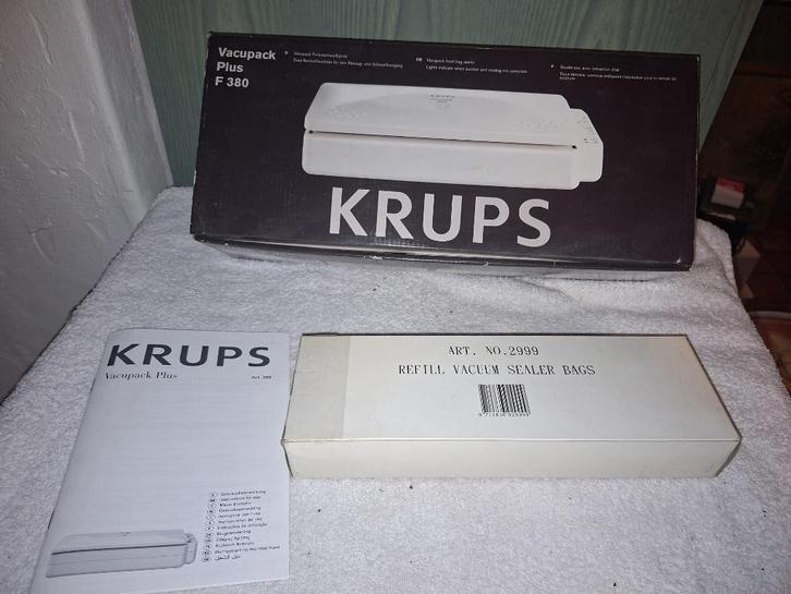 Vacupack pluk apparaat krups, nieuw, Elektronische apparatuur, Overige elektronische apparatuur, Nieuw, Ophalen of Verzenden