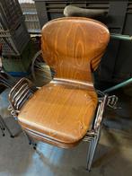 Design Tubax stoelen in rosewood, Huis en Inrichting, Vijf, Zes of meer stoelen, Metaal, Zo goed als nieuw, Ophalen
