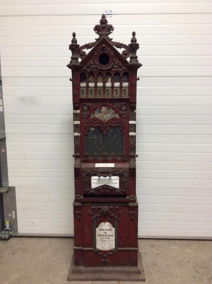 Antieke chocolade automaat te koop gevraagd, Antiek en Kunst, Curiosa en Brocante, Ophalen