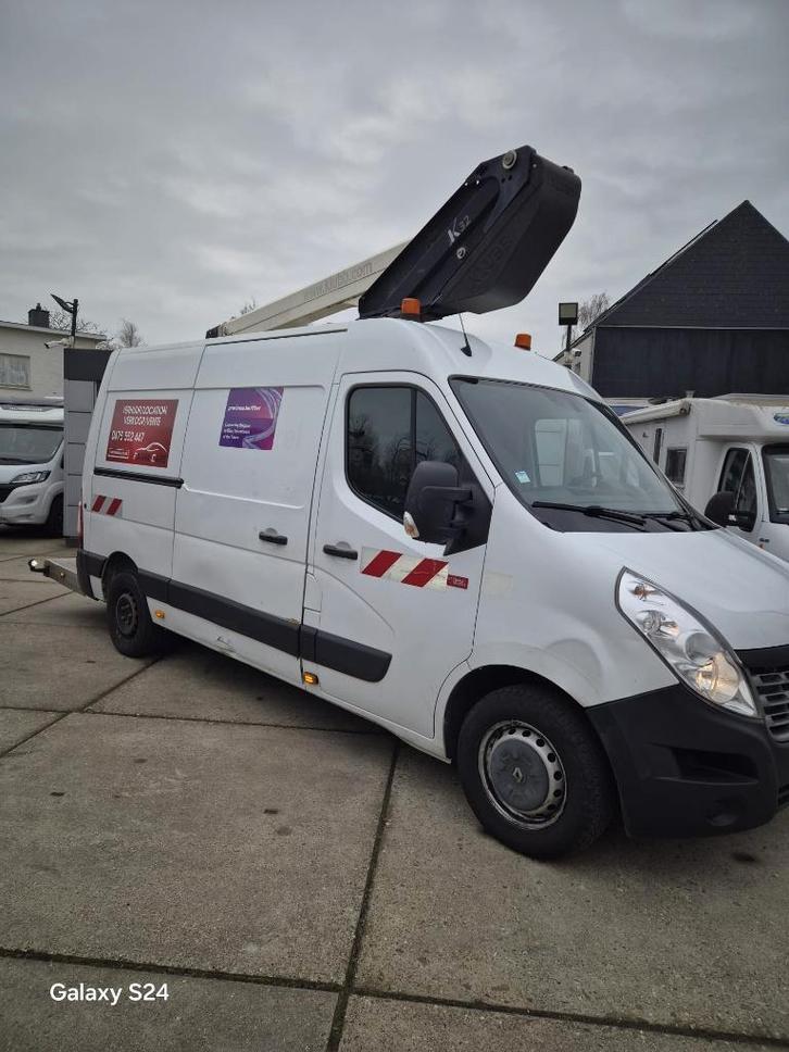 Renault Master Hoogtewerker/nacelle Klubb K32 2018 200000km, Auto's, Bestelwagens en Lichte vracht, Bedrijf, Te koop, Renault