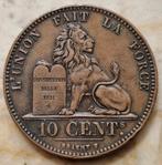 10 Cent 1847/37 (Braemt) Leopold I / Kwaliteit, Ophalen of Verzenden, Overig, Losse munt