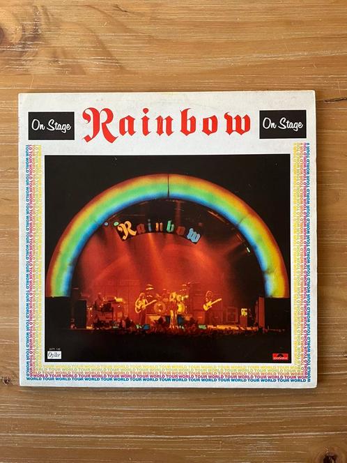 Vinyl - Rainbow - On stage (Live) Double Vinyl, CD & DVD, Vinyles | Hardrock & Metal, Utilisé