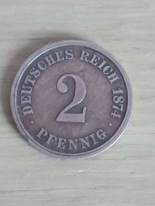 DUITSLAND KEIZERRIJK 2 Pfennig 1874 A - gereserveerd Alexis, Postzegels en Munten, Munten | Europa | Niet-Euromunten, Losse munt