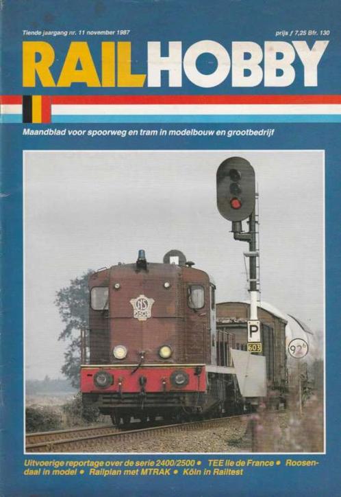 Rail Hobby nr 11 november 1987, Hobby & Loisirs créatifs, Trains miniatures | HO, Neuf, Livre, Revue ou Catalogue, Autres marques