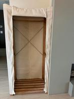 Stoffen kledingkast - houten frame, Huis en Inrichting, Kasten | Kleerkasten, Ophalen, Zo goed als nieuw
