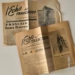 De echo van Franse vrouwen, juni en juli 1946, La France est, Verzenden, 1940 tot 1960, Krant