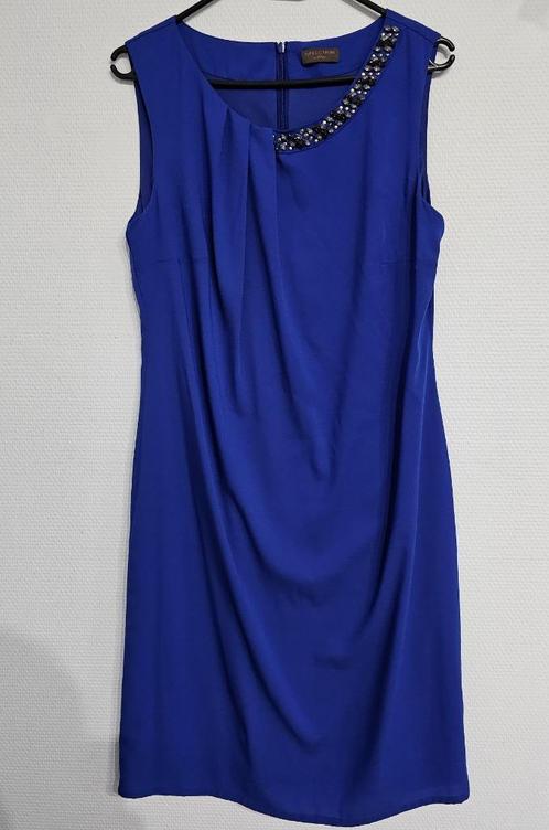blauw kleedje met pareltjes, Vêtements | Femmes, Robes, Porté, Taille 38/40 (M), Bleu, Au-dessus du genou, Enlèvement