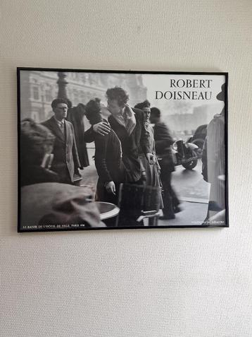 Le baiser de l'hôtel de ville Robert Doisneau - encadré