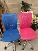 Chaises de bureau enfant, Enlèvement, Utilisé, Bleu, Chaise de bureau