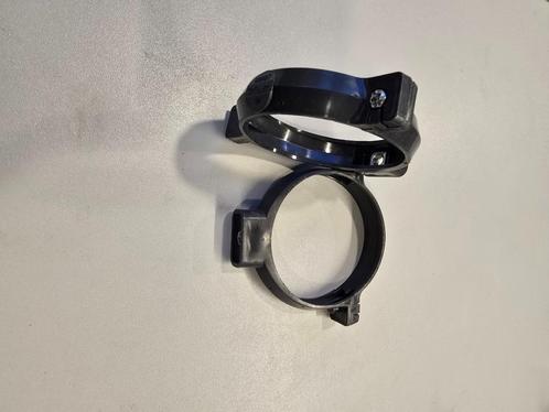 Collier de descente de gouttière PVC Anthracite Nicoll D 80, Doe-het-zelf en Bouw, Buizen en Afvoer, Nieuw, Dakgoot, PVC, Minder dan 2 meter